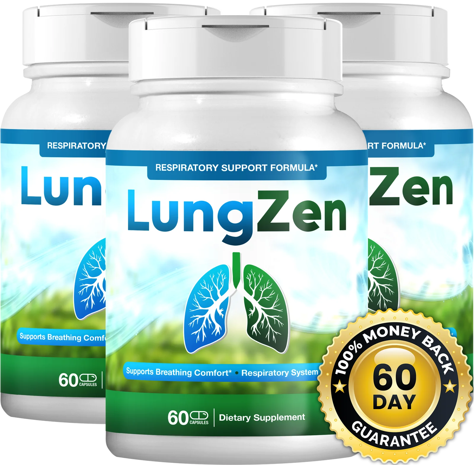 LungZen 3 bottle package - most popular 90-day supply